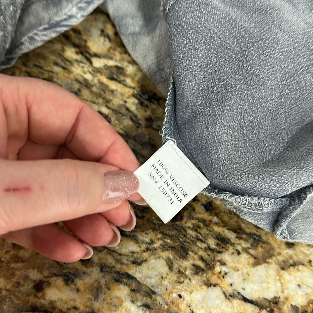 Young Threads Viscose Gray Patchwork Lightweight … - image 7